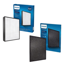 Load image into Gallery viewer, Philips Active Carbon Filter FY3432 + Philips NanoProtect HEPA Filter FY3433 for Air Purifier AC3256 AC3257 AC3259