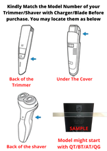 Load image into Gallery viewer, Philips Body Grooming Assembly for MG3760 MG3750 MG3747 MG3721 MG3710 MG5730 MG7707 MG7715 MG7745 Trimmers