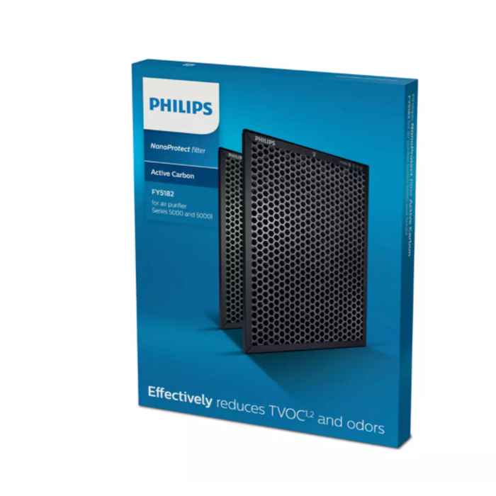 Philips Active Carbon Filter FY5182 for Air Purifier AC5659 (Pack of Two)