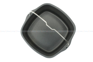 Philips Air Fryer Baking Dish Pan for HD9218 HD9220 HD9225 HD9226 HD9229 HD9250 HD9251 (Black)