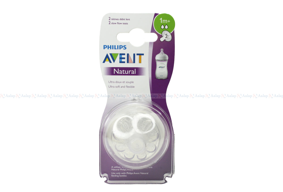 Philips Avent Natural 2.0 Teats 1 M 2pcs - SCF042/27-plastic
