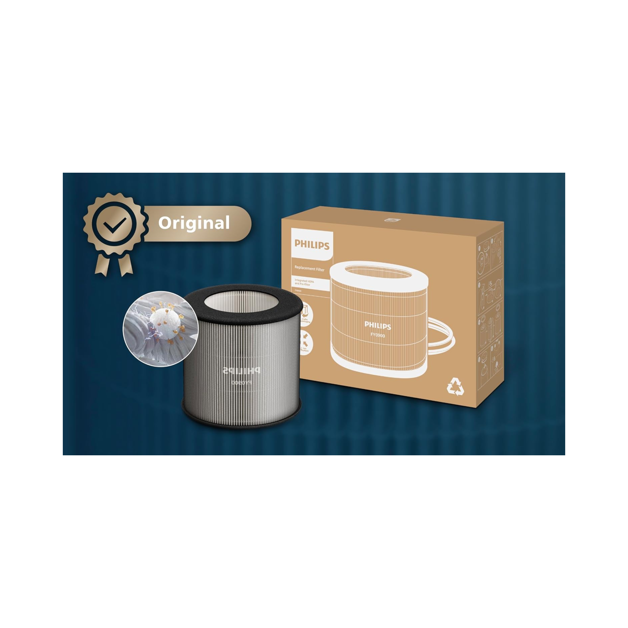 Philips FY0900 (HEPA Filter) for Philips Air purifier models AC0920 AC0921 AC0817 AC0819 AC0820