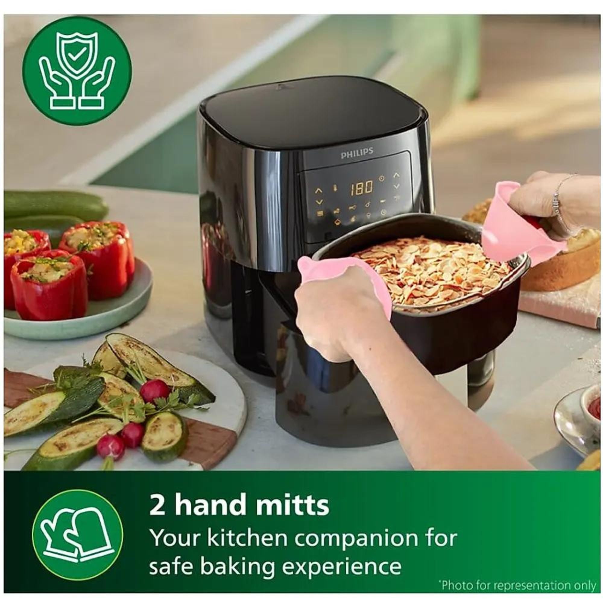 Philips Air Fryer Home Pizza Kit for HD9835 / 01 Model