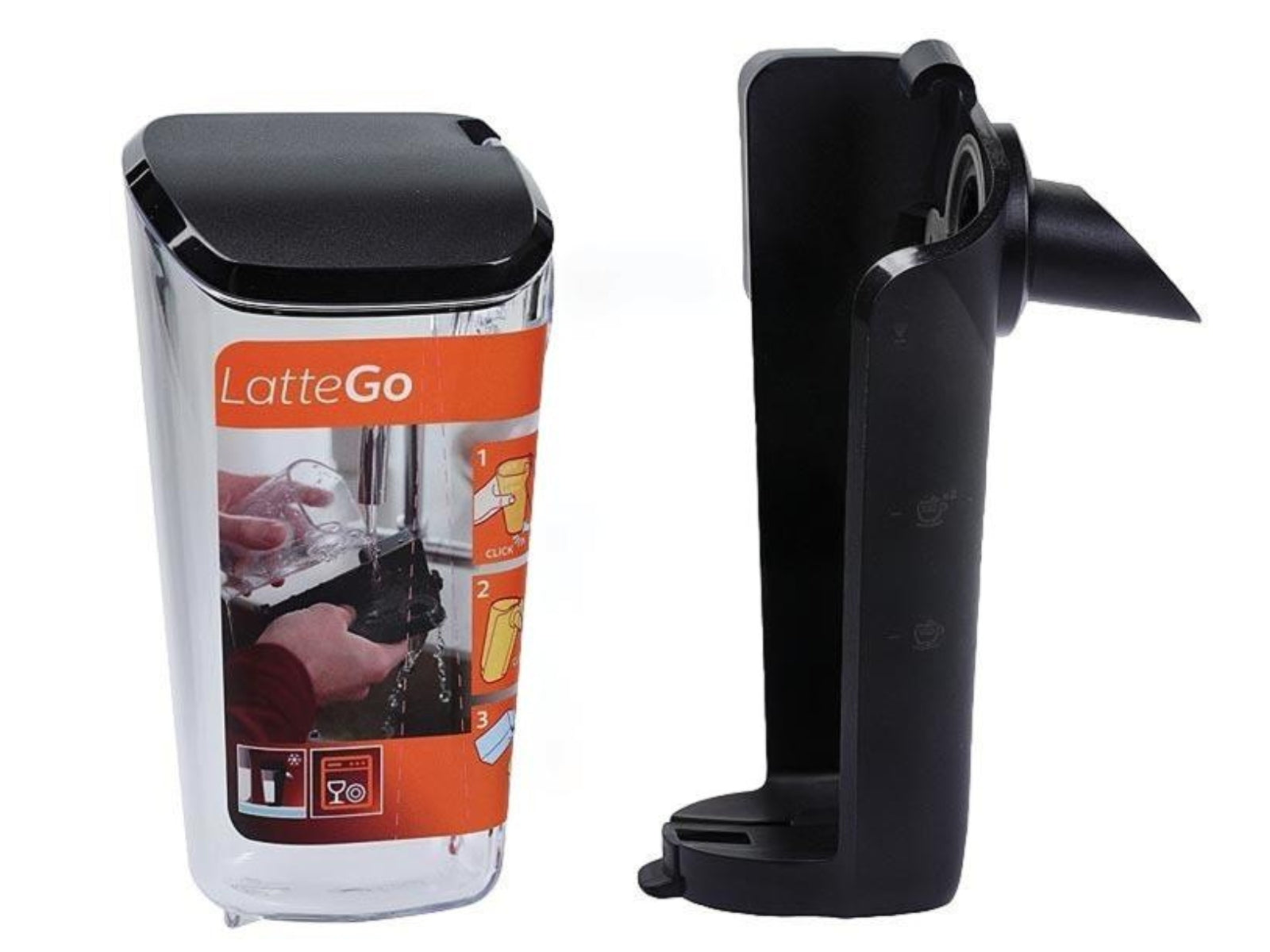 Philips Espresso Machine Replacement LatteGo Carafe with Lid (EP3241/54, EP2230/14, EP4347/94, EP5447/94) | Black