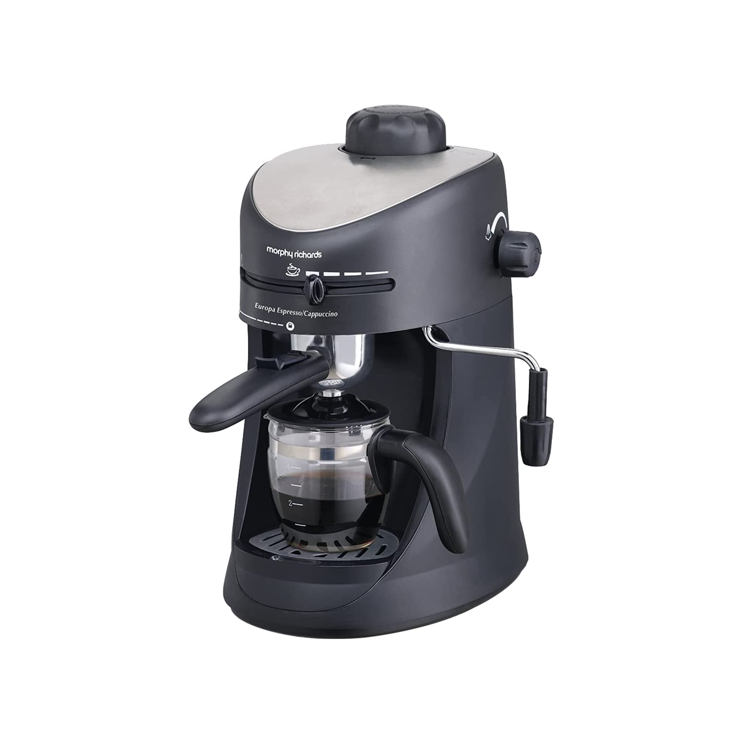 Bajaj Morphy Richards carafe / Mug / Jug assembly for Europa Xpresso 800W Coffee Maker – Original Glass Jar with Handle & Lid