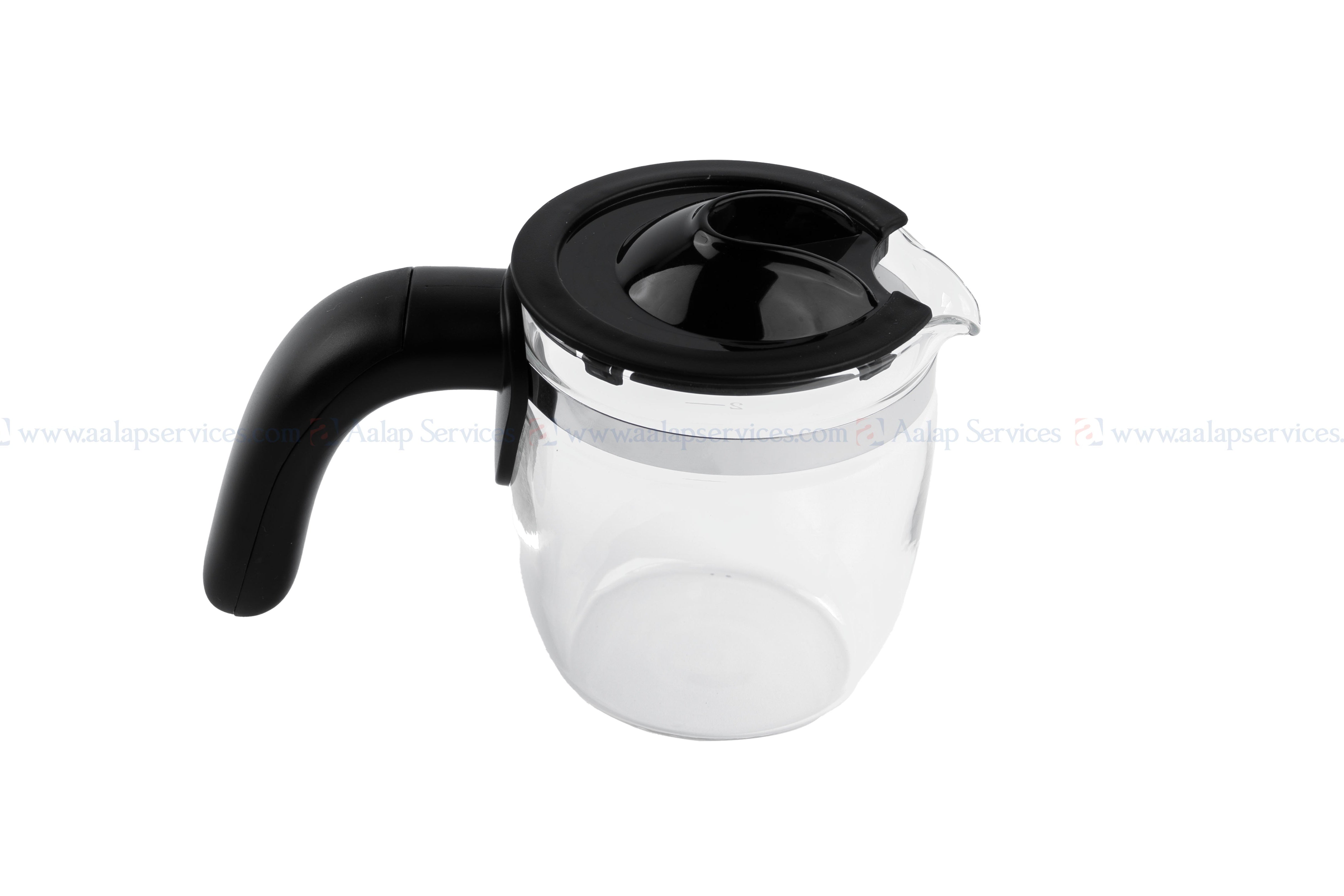 Bajaj Morphy Richards carafe / Mug / Jug assembly for Europa Xpresso 800W Coffee Maker – Original Glass Jar with Handle & Lid