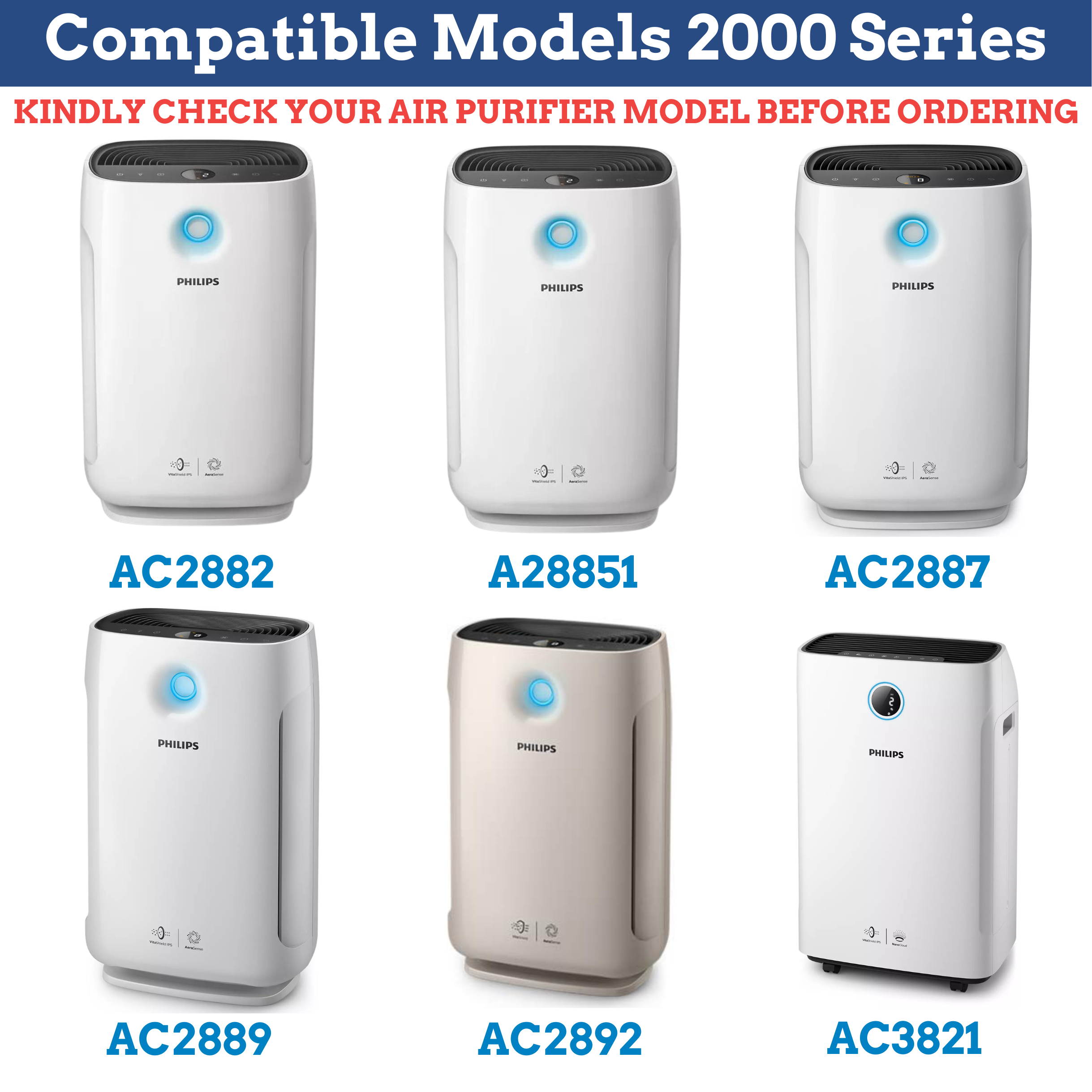 Philips Active Carbon Filter FY2420 + Nano Protect HEPA Filter FY2422 for Air Purifier AC2880 AC2882 AC2885 AC2887 AC2888 AC2889 AC2892 AC3821