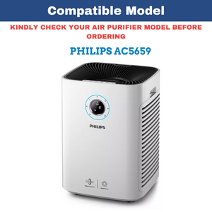 Philips FY5185 Filter for AC5659 Air Purifier (Pack of Two)