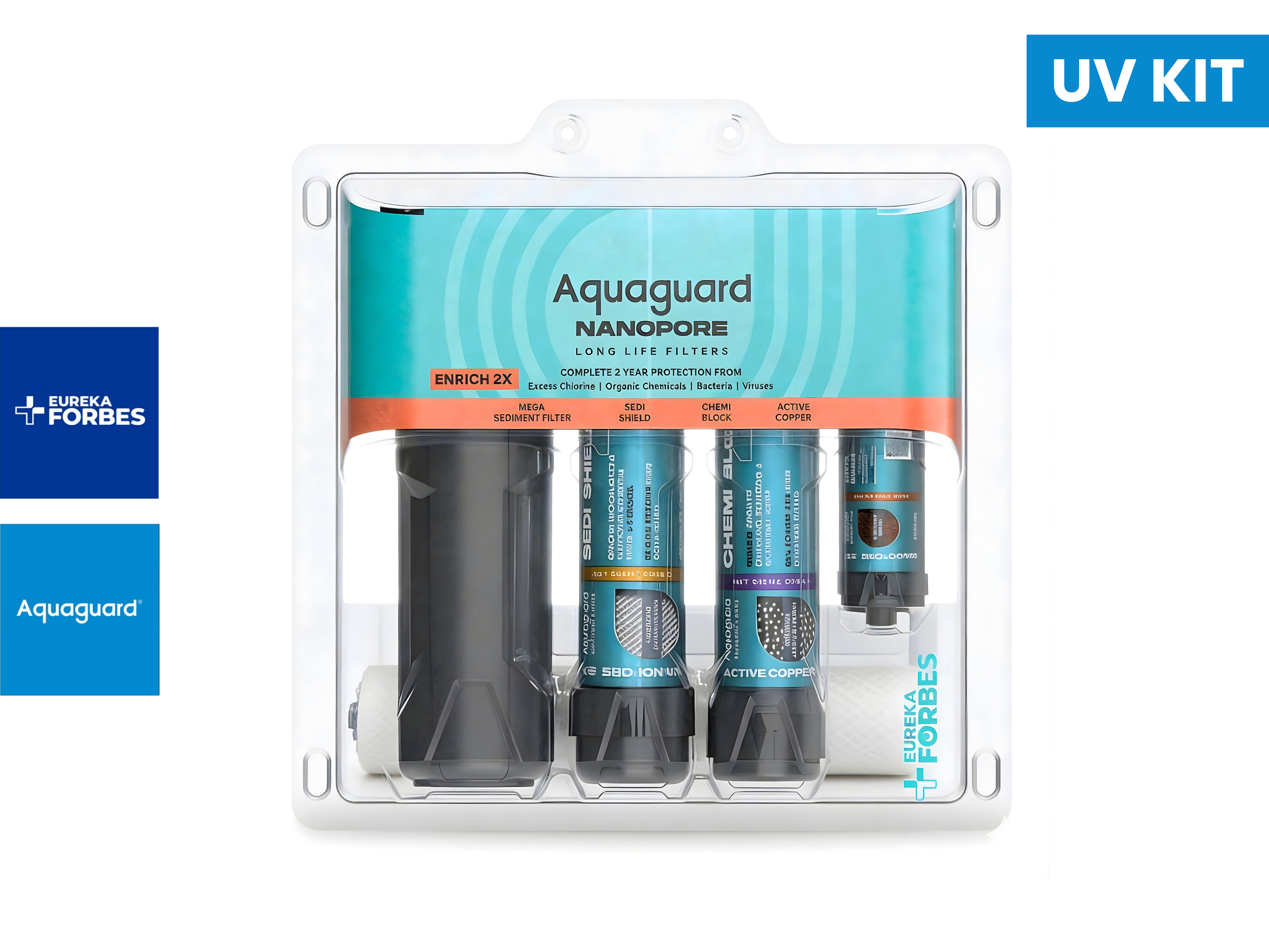 Eureka Forbes Aquaguard Enrich Nanopore UV 2X CU 1EA - 87 Compatible Models