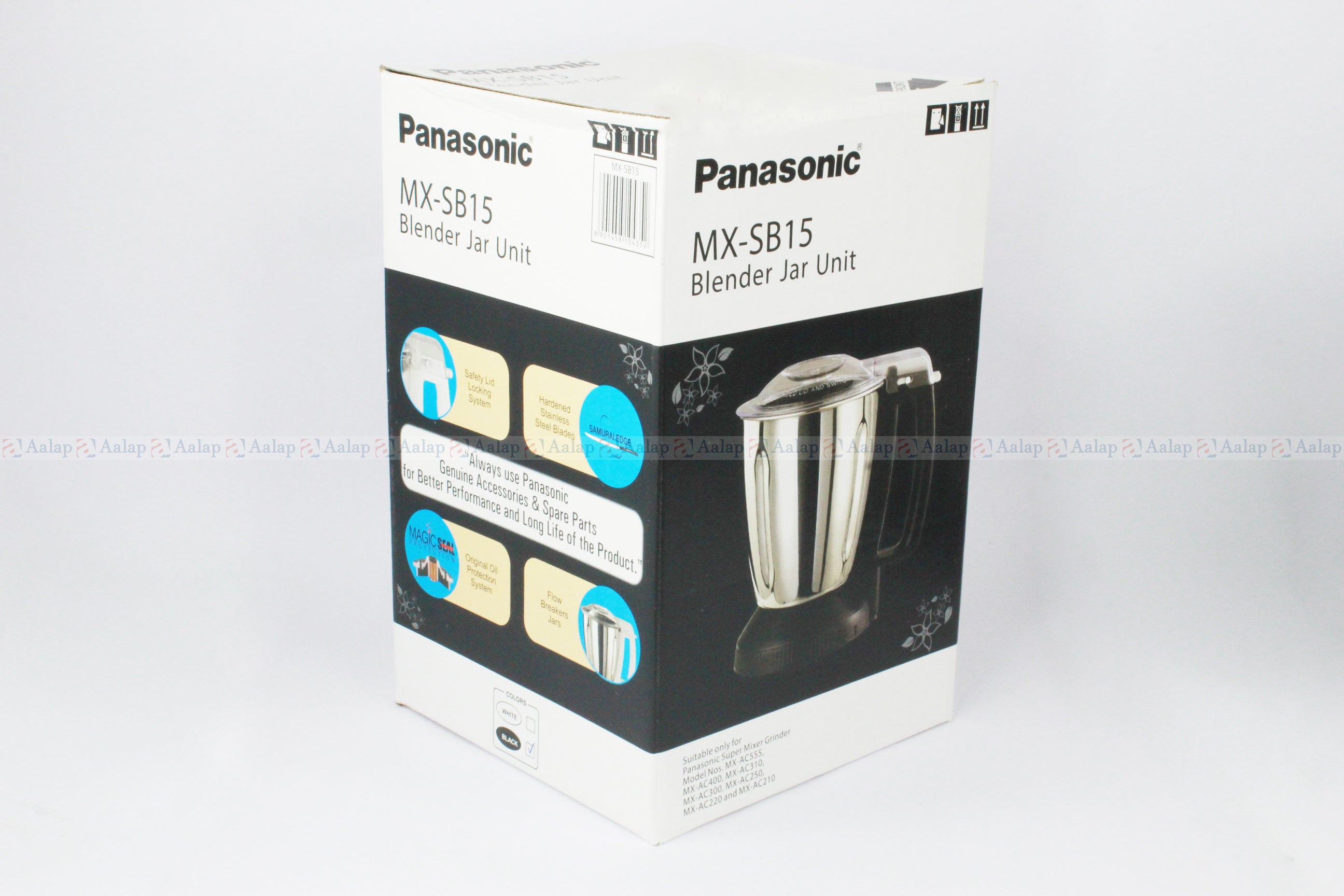 Panasonic MX-SB15 Black Blender Jar for MX-AC555 MX-AC400 MX-AC350 MX-AC310 MX-AC300