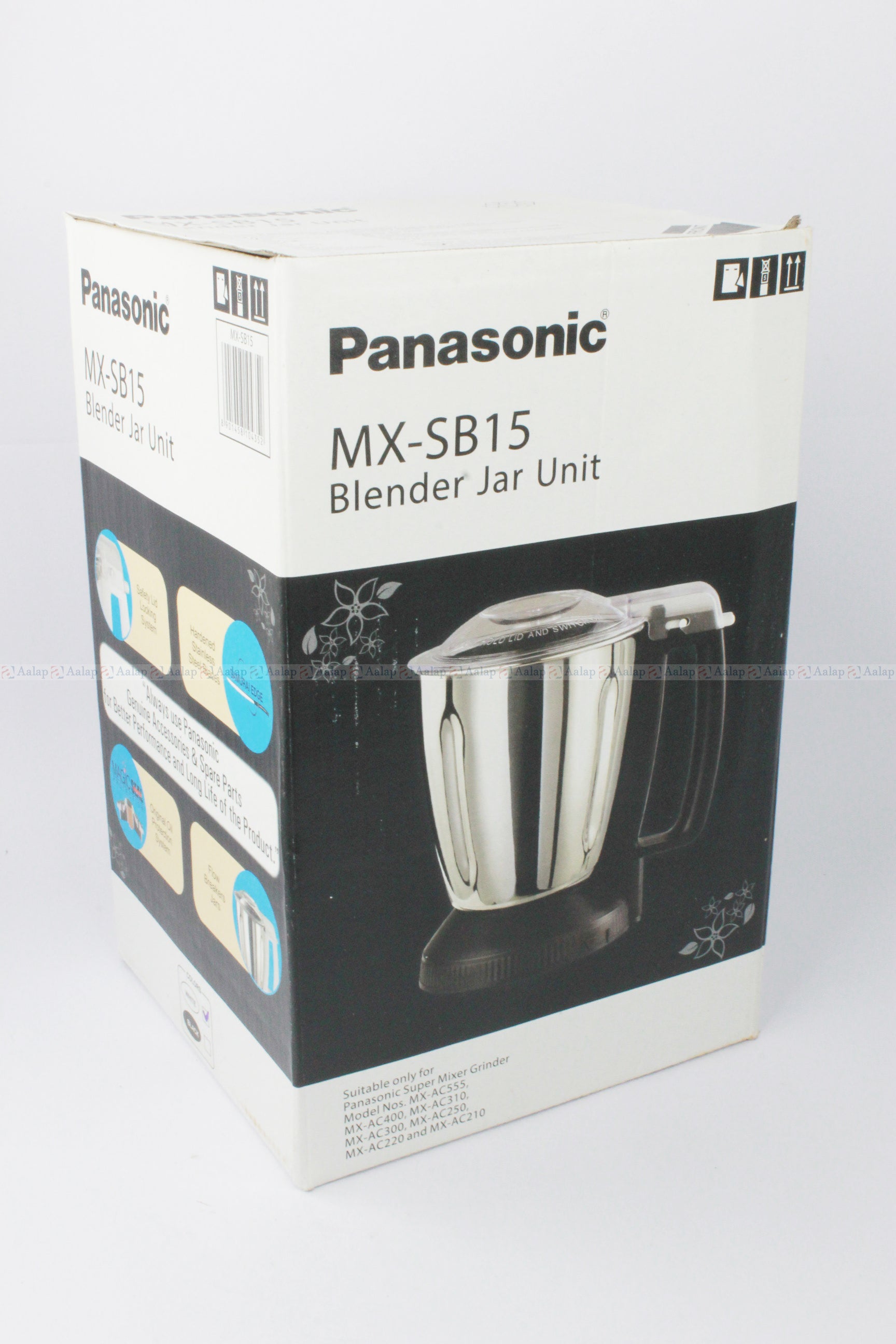 Panasonic MX-SB15 Black Blender Jar for MX-AC555 MX-AC400 MX-AC350 MX-AC310 MX-AC300