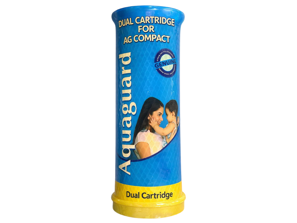 Aquaguard Eureka Forbes Genuine Dual Cartridge for AG Compact | Original Eureka Forbes RO Filter Replacement