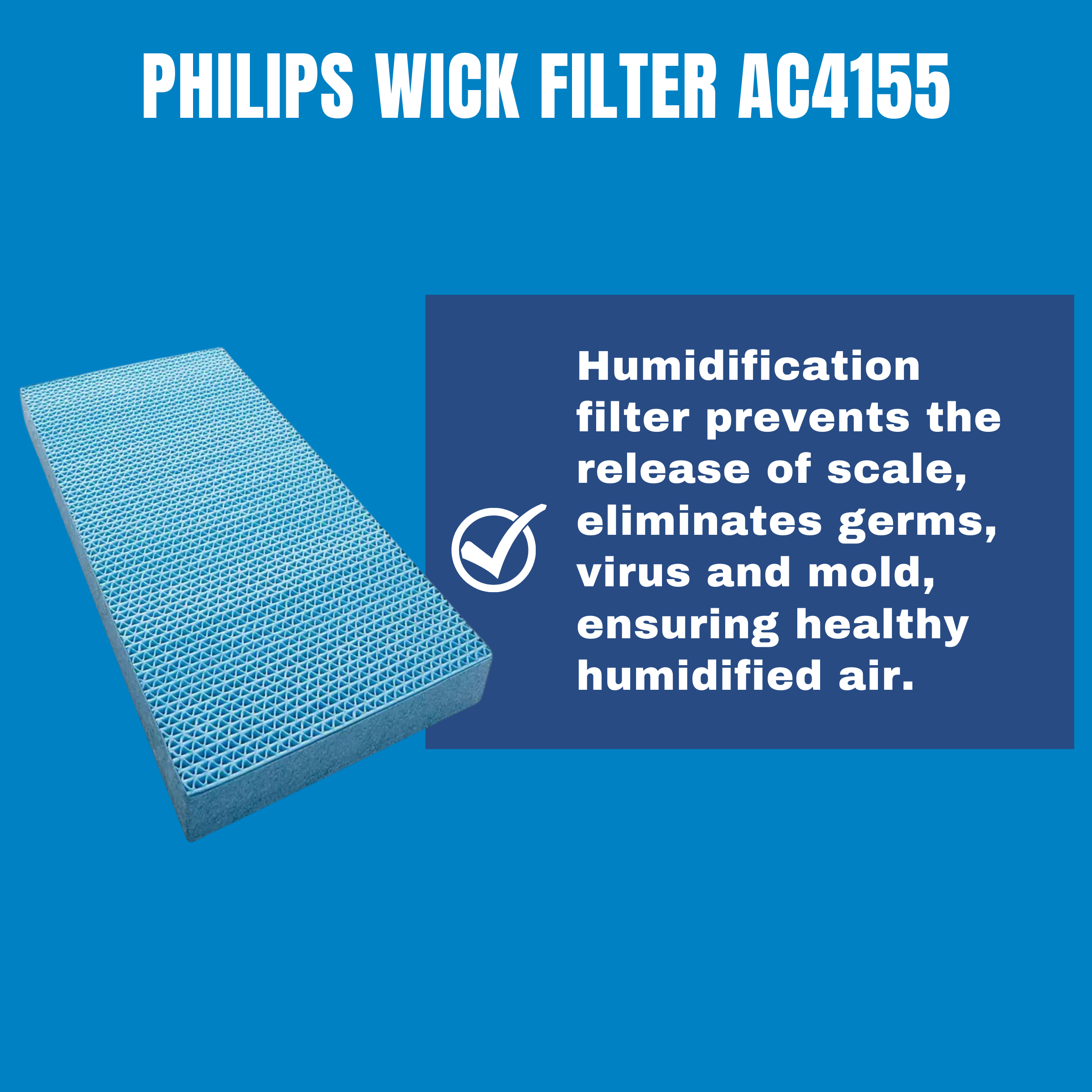 Philips AC4155 Humidification Wick For AC4080 AC4081 Air Purifiers