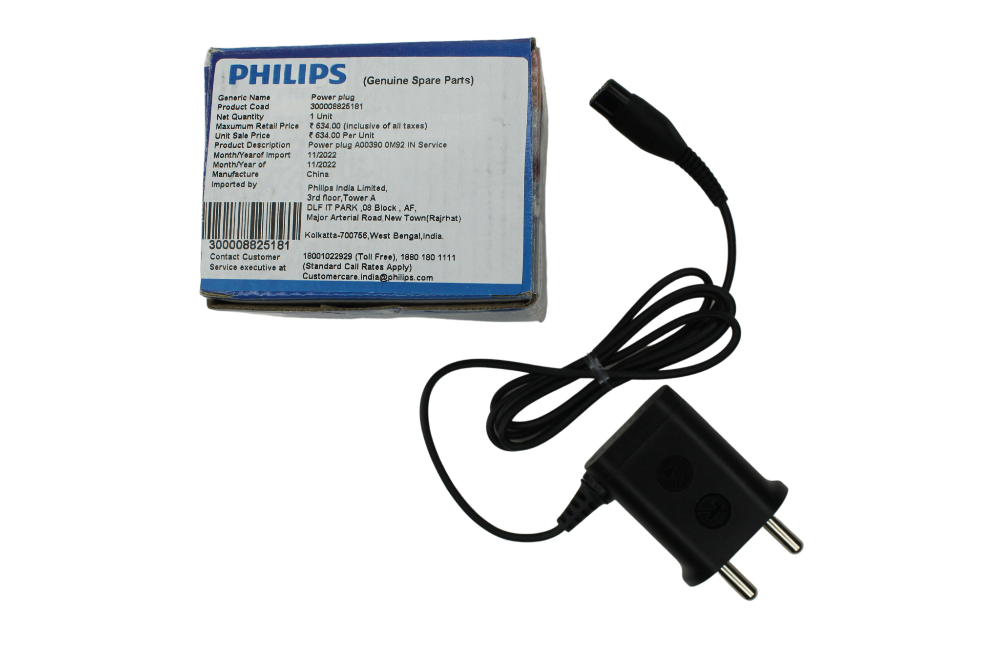 Philips Multigrooming Trimmer MG3720 MG3730 MG3740 MG3747 Original Charger