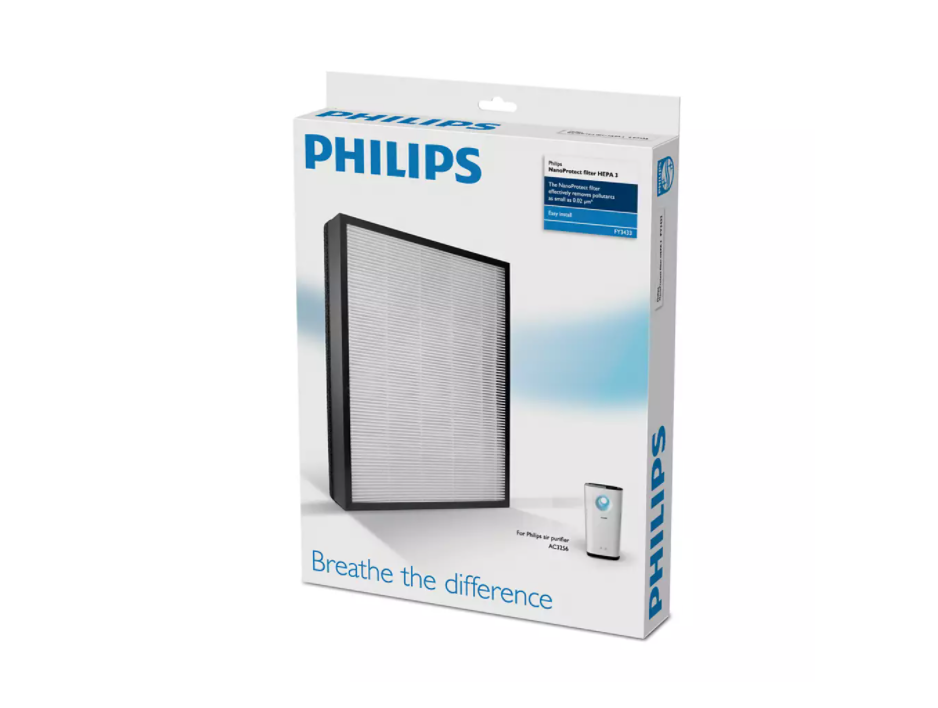 Philips NanoProtect HEPA Filter FY3433 for Air Purifier AC3256 AC3257 AC3259