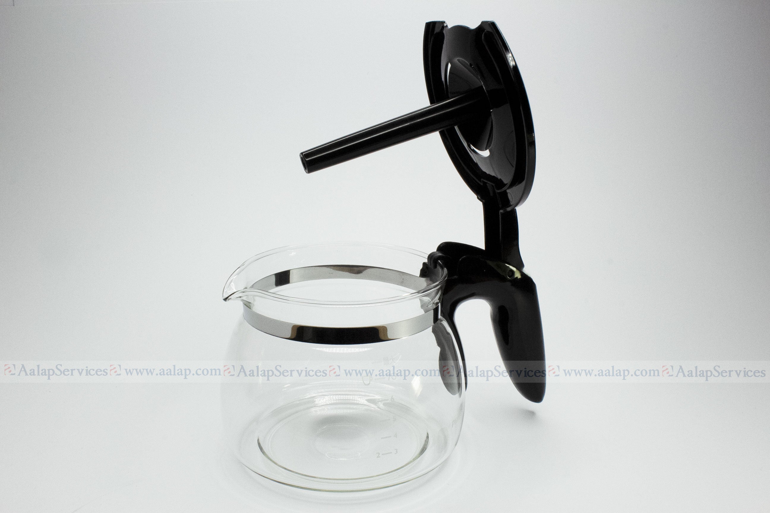 Philips Coffee Maker HD7431 HD7432 HD7433 HD7434 HD7435 HD7437 Mini Glass Mug Jug Black (7 Cups)