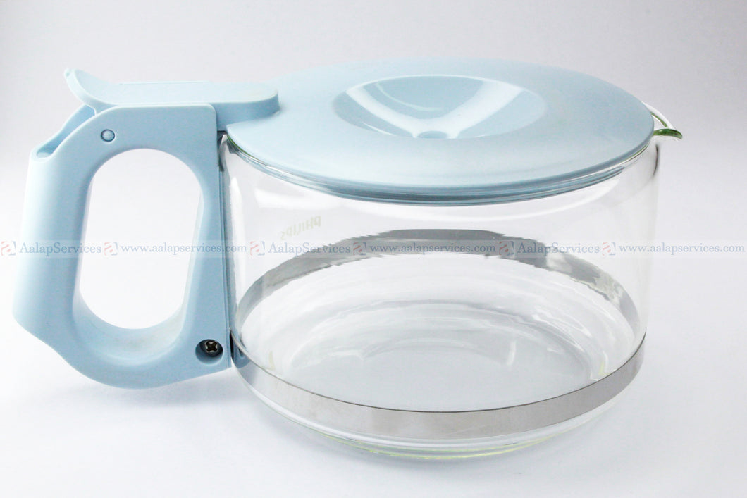 Philips Coffee Maker Glass Mug Jug for HD7450 (Blue)