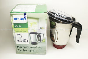 Philips Wet Jar Assembly for Mixer HL7756/02 (Deep Red)