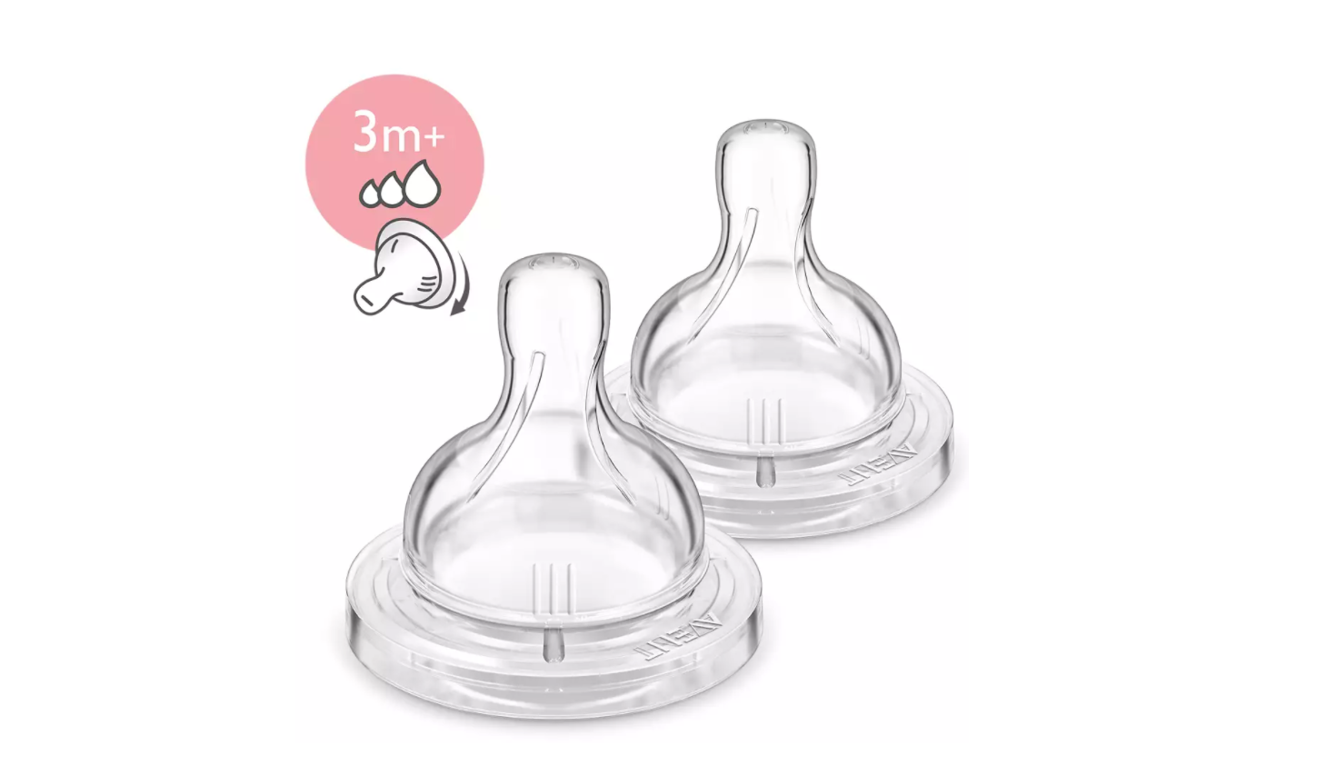 Philips Avent Anti-colic teat SCF635/27 (3m+) (Set of 2)
